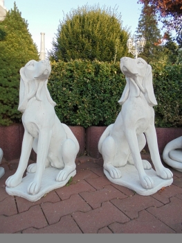 Preview: Hunde, Jagdhund, Skulptur, Steinfigur, Statue