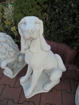 Preview: Hunde, Jagdhund, Skulptur, Steinfigur, Statue