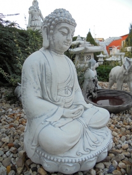 Preview: Buddha, Skulptur, Steinfigur, Gartenfigur