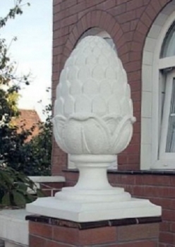 Pinienzapfen, Pfeilerschmuck, Obelisk, Pfeilerkappe, Gartendekoration