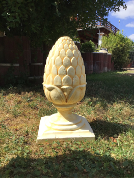 Betonfigur, Pinienzapfen, Zapfen