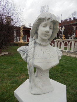 Büste, Skulptur, Steinfigur, Gartendekoration