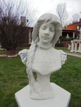 Preview: Büste, Skulptur, Steinfigur, Gartendekoration
