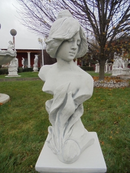 Büste, Skulptur, Steinfigur, Gartendekoration
