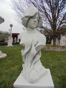 Preview: Büste, Skulptur, Steinfigur, Gartendekoration