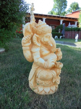 Ganesha, Elefantenbuttha, Steinfigur, Statue