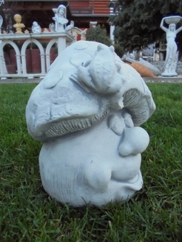 Preview: Pilz, Gartenfiguren, Steinfiguren, Statuen, Skulpturen, Gartendekoration