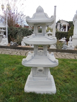 Preview: Steinlaterne, Japan Lampe, Feng Shui, Vogelhaus, Skulptur, Teehaus