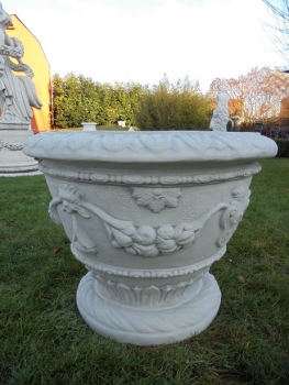 Pflanzschale, Gartenfiguren, Steinfiguren, Statuen, Skulpturen, Gartendekoration