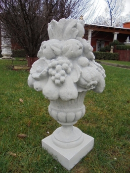 Preview: Pfeilerschmuck, Schmuckamphore, Vase, Pfeilerabdeckung, Park & Gartendekoration, Amphore