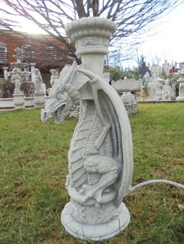 Preview: Drache, Skulptur, Steinfigur, Gartenfigur, Gartendekoration, Statue