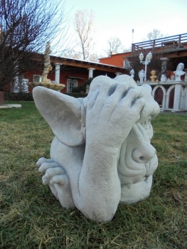 Preview: Gargoyle, Statuen, Steinfiguren, Skulpturen, Gartenfiguren