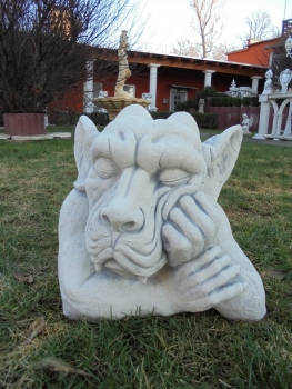 Gargoyle, Statuen, Steinfiguren, Skulpturen, Gartenfiguren