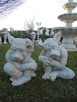Gargoyle, Statuen, Steinfiguren, Skulpturen, Gartenfiguren