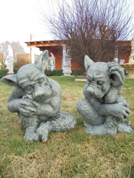 Gargoyle, Statuen, Steinfiguren, Skulpturen, Gartenfiguren