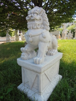 Fu Löwe, Statue, Steinfigur, Gartenfigur