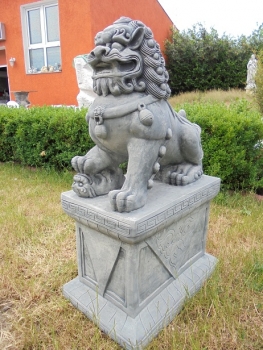 Löwe Steinfigur, Statue, Gartendekoration