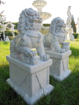 Preview: Fu Löwe, Statue, Steinfigur, Gartenfigur