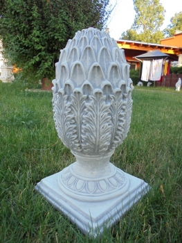 Pinienzapfen, Pfeilerschmuck, Obelisk, Pfeilerkappe, Gartendekoration