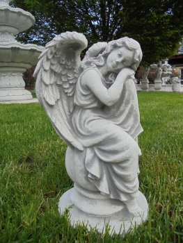 Engel, Steinfigur, Statue, Gartenfigur, Steinguss, Skulptur, Gartendekoration