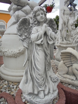Preview: Engel, Steinfigur, Statue, Gartenfigur, Steinguss, Skulptur, Gartendekoration