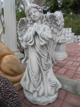 Engel, Steinfigur, Statue, Gartenfigur, Steinguss, Skulptur, Gartendekoration