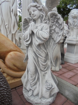 Preview: Engel, Steinfigur, Statue, Gartenfigur, Steinguss, Skulptur, Gartendekoration