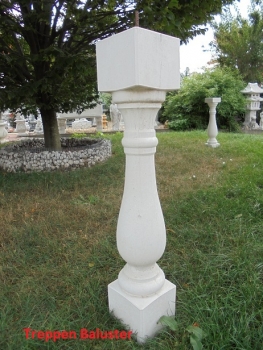 Preview: Baluster für Balustrade, Höhe 73 cm, Park & Gartendekoration, Steinguss, Geländer