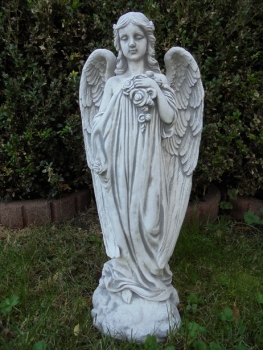 Engel, Steinfigur, Statue, Gartenfigur, Steinguss, Skulptur, Gartendekoration