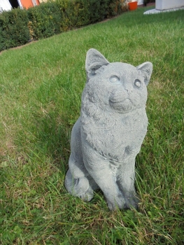 Preview: Katze, Gartenfiguren, Steinfiguren, Statuen, Skulpturen, Gartendekoration