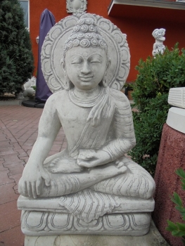 Preview: Buddha, Skulptur, Steinfigur, Gartenfigur