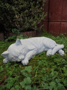 Preview: Katze, Steinfiguren, Gartenfiguren, Skulpturen, Statuen