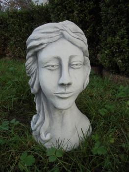 Frauen Büste, bepflanzbare Gartendekoration, Frauenkopf