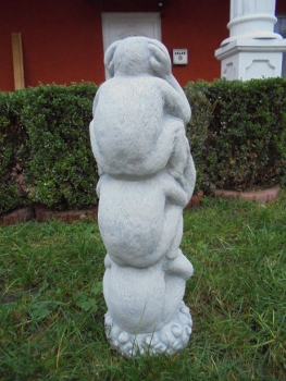 Preview: Drei Affen, Steinfigur