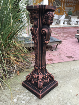 Säule für Gartenfiguren, Skulpturen, Steinguss, Figurensockel