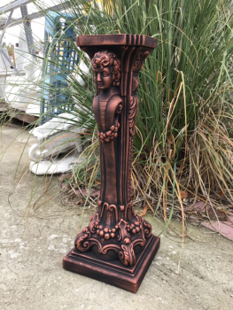Säule aus Beton, Figurensockel, Podest, Gartendeko