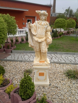 Steinfiguren Set, Gartenfiguren, Skulpturen, Statuen