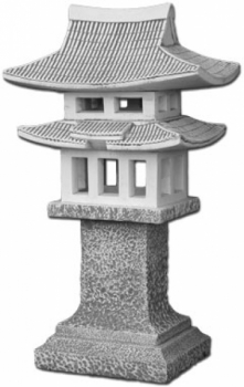 Preview: Steinlaterne, Japan Lampe, Feng Shui, Vogelhaus, Teehaus