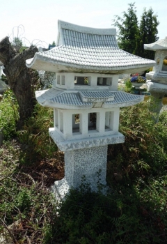 Preview: Steinlaterne, Japan Lampe, Feng Shui, Vogelhaus, Teehaus