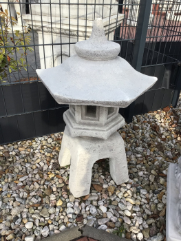 Preview: Steinlaterne, Japan Lampe, 80 cm, Feng Shui, Gartendekoration