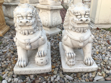 Steinfigur, Gartenfigur, Fu Löwen