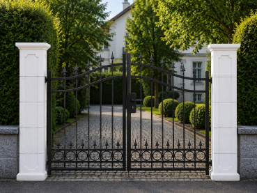 tor-und-zaunpfeiler-steinguss-betonpfeiler