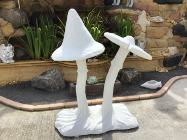 Preview: Pilz, Gartenfigur, Frostsicher, Steinpilz, Betonfigur, Fliegenpilz