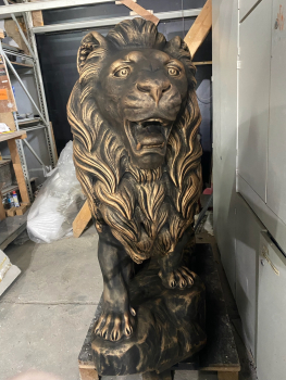 Löwe XXL, Statue, Steinfigur, Gartenfigur, Gartendeko