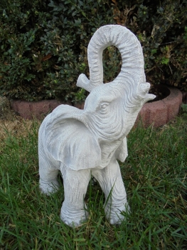 Preview: Elefant, Gartenfiguren, Steinfiguren, Statuen, Skulpturen, Gartendekoration