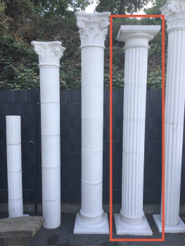 Betonsäulen, Steinsäulen, Steinguss, Frostsicher, Kapitell, Basis, Wetterfest, Gartendekoration