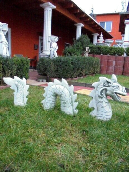 Gartendekoration, Drache, Statue, Frostsicher, Skulptur