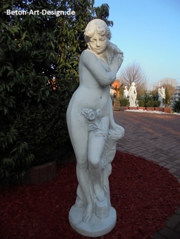 Preview: Gartenfigur, Steinfigur " Zarte Jungfrau " Höhe: 140 cm, Park & Gartendekoration, Statue, Skulptur, Steinguss