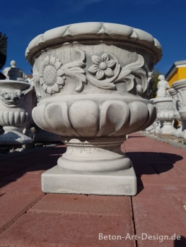 Pflanzschale, Gartenfiguren, Steinfiguren, Statuen, Skulpturen, Gartendekoration