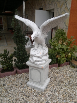 Adler Statuen, Steinfiguren, Skulpturen, Gartendekoration